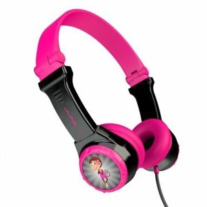 NEW JLab JBuddies PINK/BLACK Folding On Ear Wired KIDS Headphones portable safe